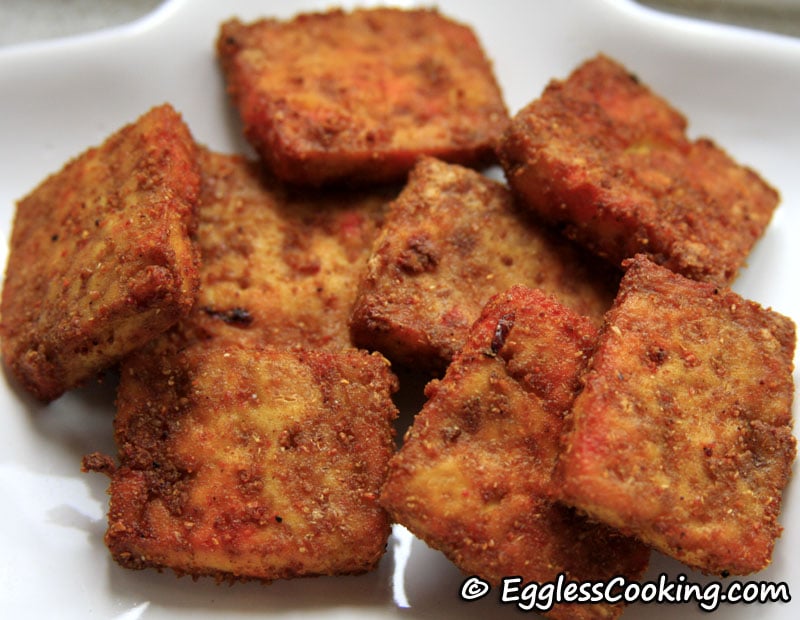 Baked Tofu - Indian Style Baked Tofu - Indian Style